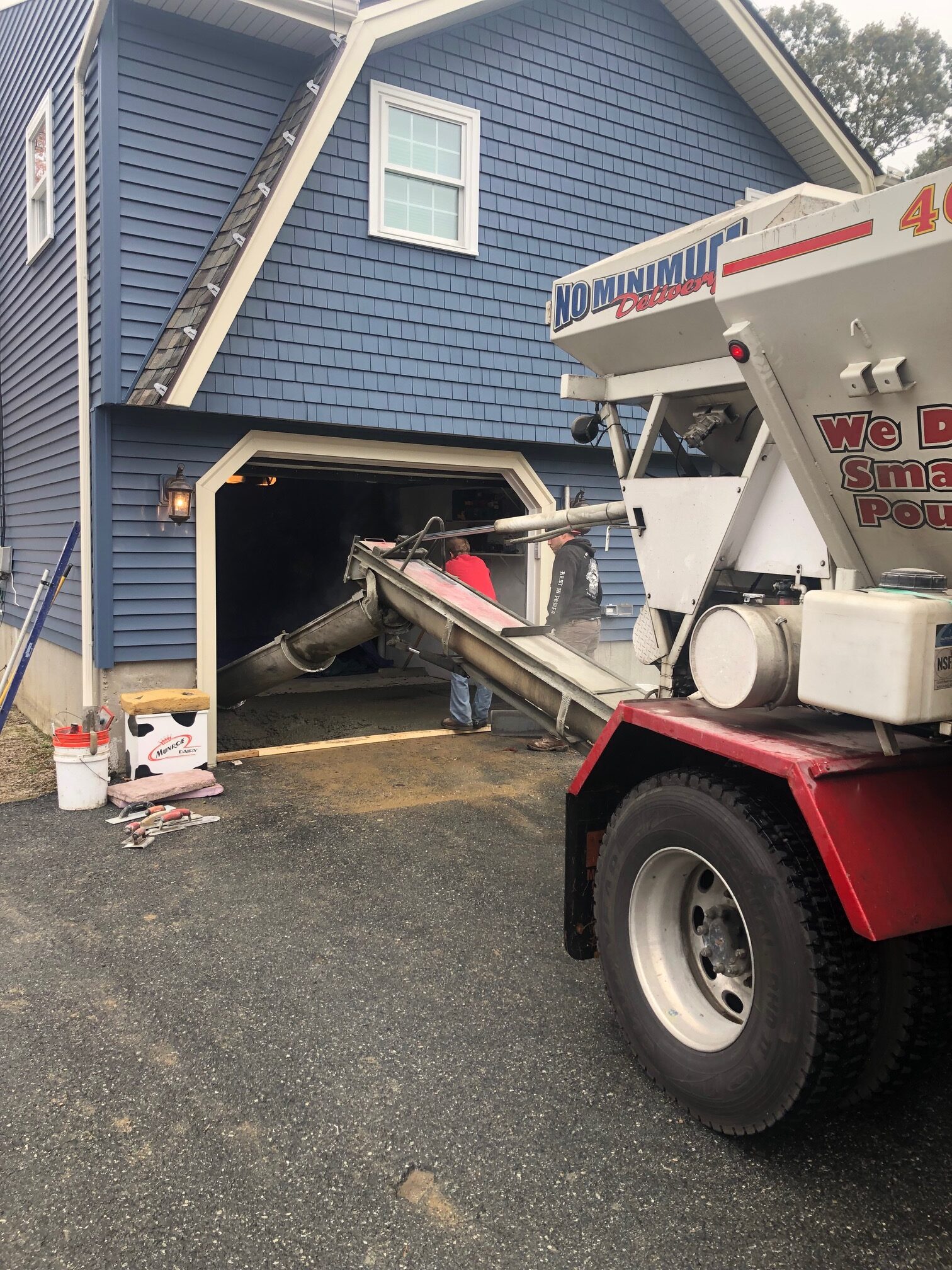 Short Load Concrete Delivery Company RI Small Batch No Minimum