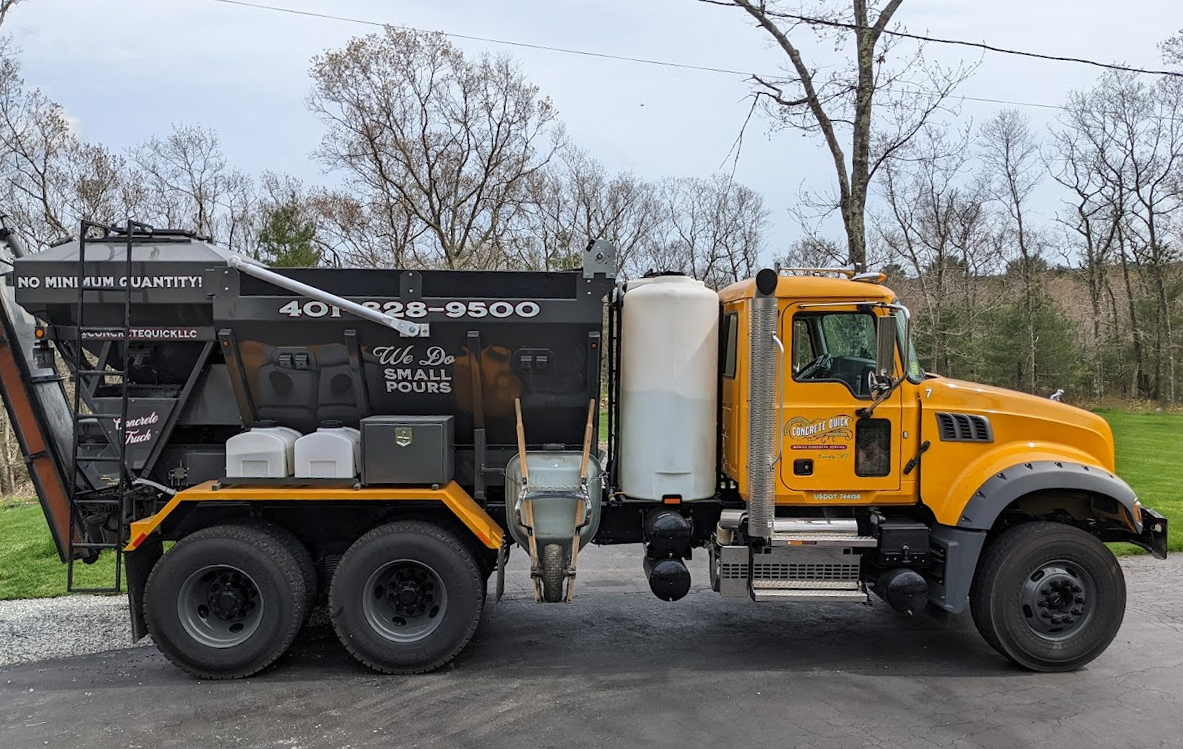 Short Load Concrete Delivery Company RI Small Batch No Minimum